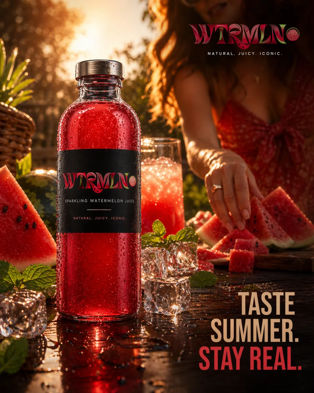 Taste Summer Stay Real — Golden Hour, Zubereitung und emotionaler Sommermoment.